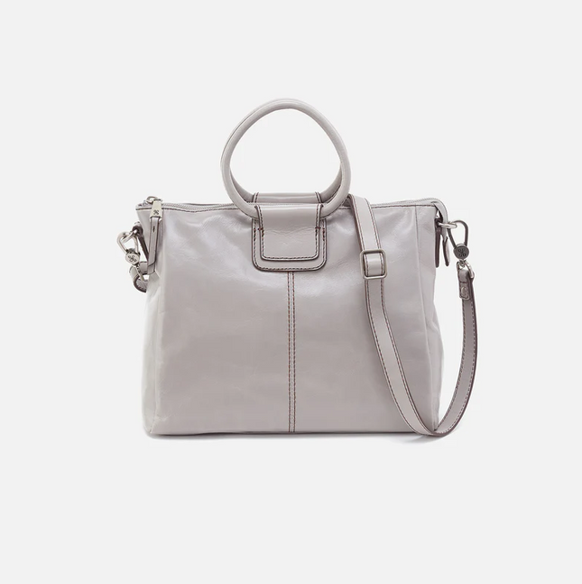 Hobo Sheila Medium in Light Grey Handbags in  at Wrapsody