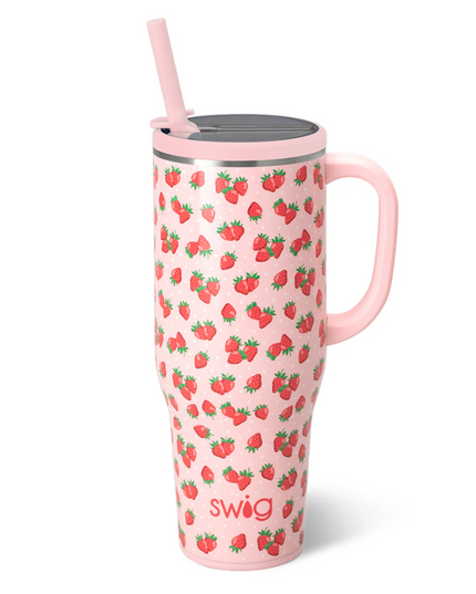 Swig 40oz Mega Mug Strawberry Shortcake