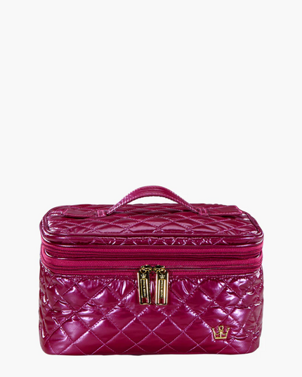 Oliver Thomas Not A Trainwreck Case - Raspberry Pink Metallic Travel Accessories in  at Wrapsody