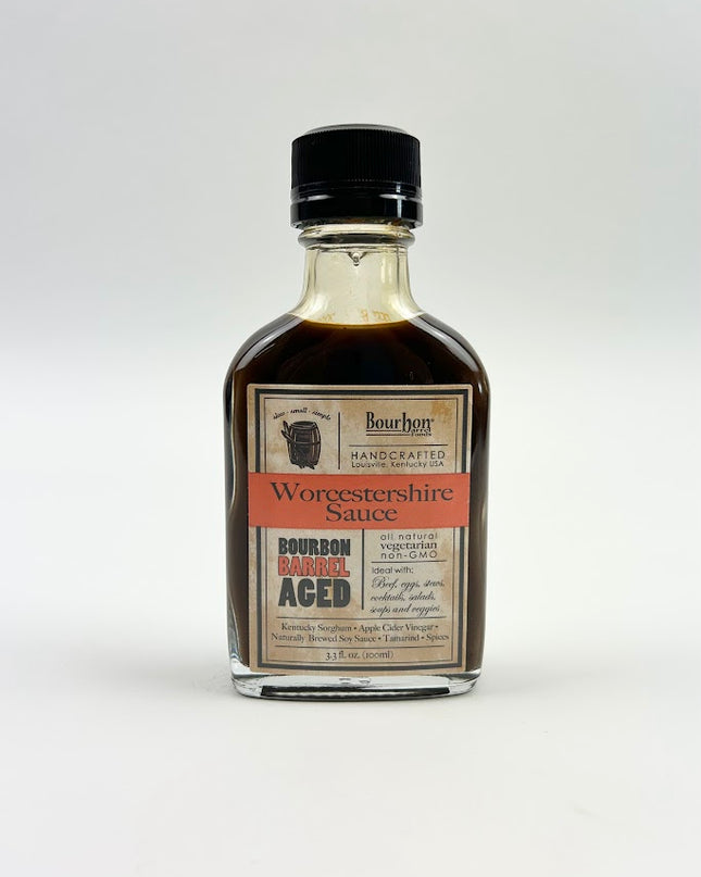Bourbon Worcestershire Sauce 3.3oz Food in  at Wrapsody