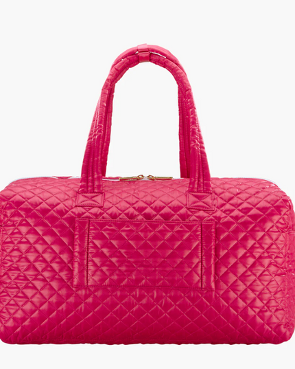 Oliver Thomas 24/7 Weekender Duffle Bright Rose Pink/White Stripe