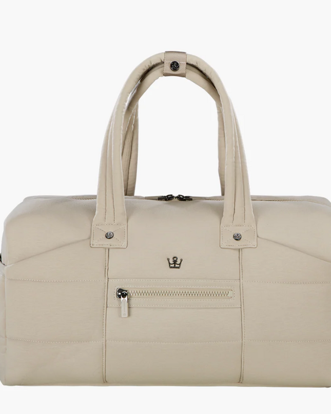 Oliver Thomas Cuddle Knit Weekender Duffle Taupe Heather Luggage in at Wrapsody