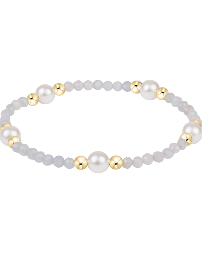Enewton Purpose Pearl 6mm Bracelet Aquamarine Bracelets in at Wrapsody