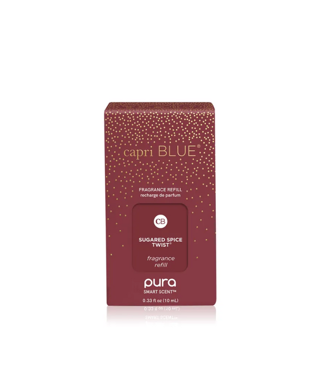 Capri Blue Pura Refill - Sugared Spiced Twist Scents in at Wrapsody