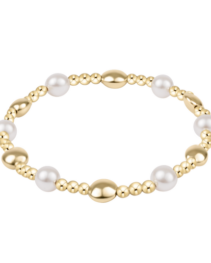 Extends Honesty Sincerity Pearl 6mm Bracelet