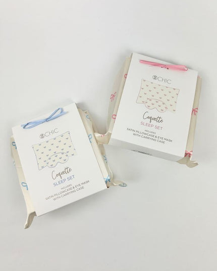 Pillowcase & Eye Mask Set Assorted Travel Accessories in at Wrapsody