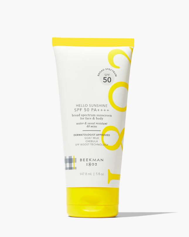 Beekman Hello Sunshine Sunscreen SPF 50 Bath & Body in  at Wrapsody