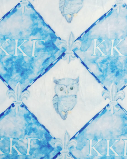 Sorority Flannel Fleece Blanket Greek in Kappa Kappa Gamma at Wrapsody