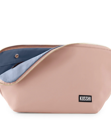Signature Makeup Bag Blush/Cool Grey Travel Accessories in at Wrapsody