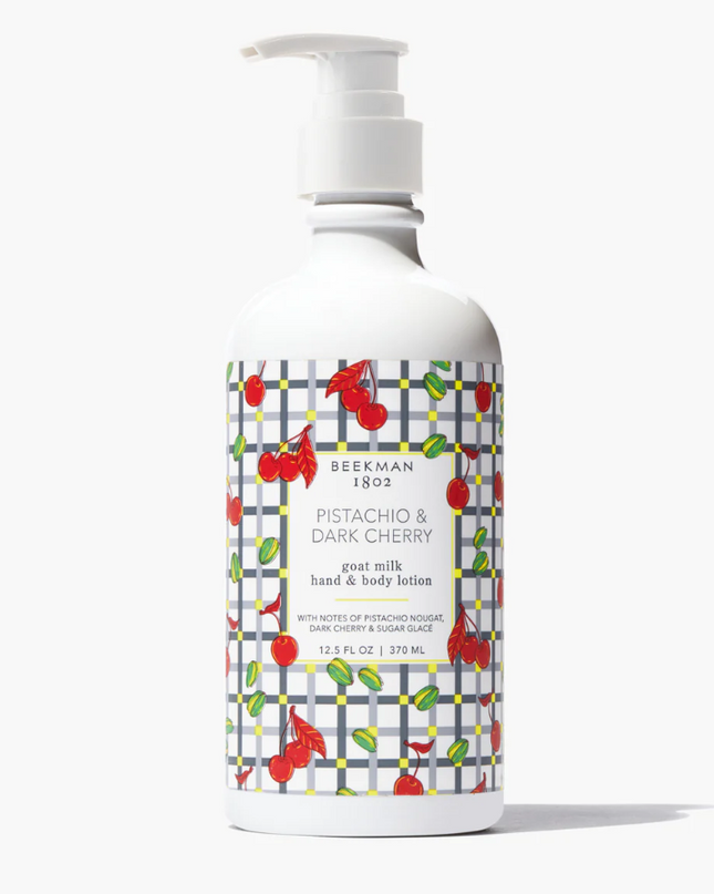 Beekman Lotion 12.5oz Pistachio Dark Cherry Bath & Body in at Wrapsody