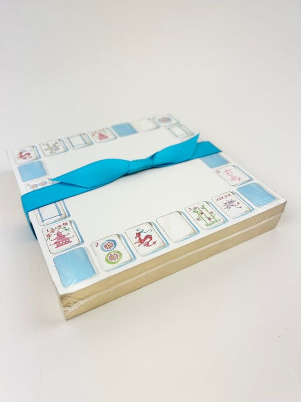 Mahjong Tiles Notepad Paper in  at Wrapsody