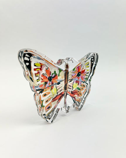 Confetti Butterfly Large Acrylic Decor Home Decor in  at Wrapsody