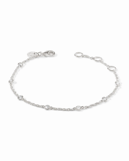 JV Celest Delicate Bracelet CZ Silver OS Bracelets in at Wrapsody