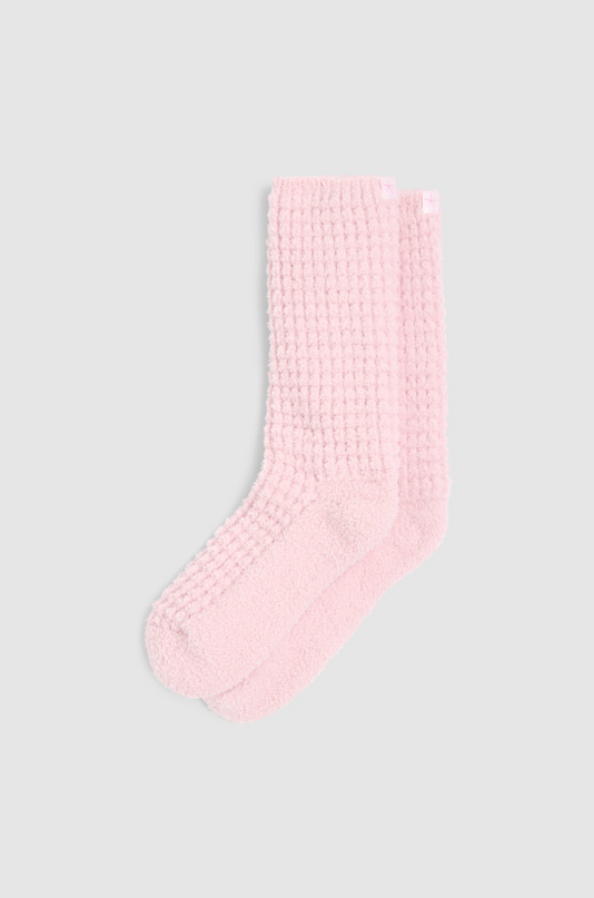 Barefoot Dreas CozyChic Waffle Socks - Petal Loungewear in at Wrapsody