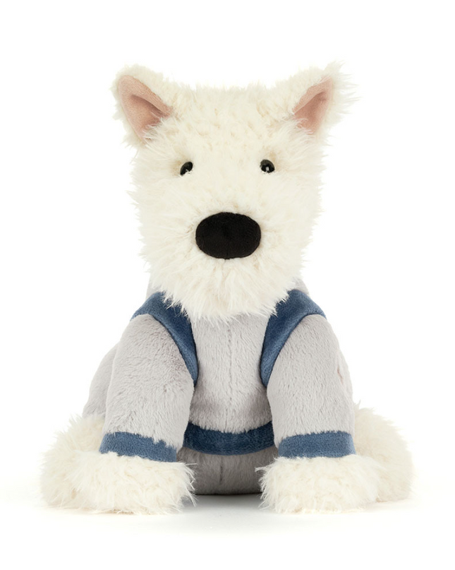Jellycat Munro Scottie Dog Space Outfit Soft Toys in at Wrapsody