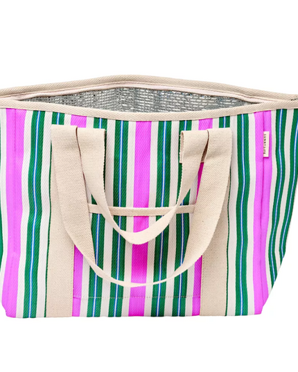 Cooler Tote in Seagrass Green Multi