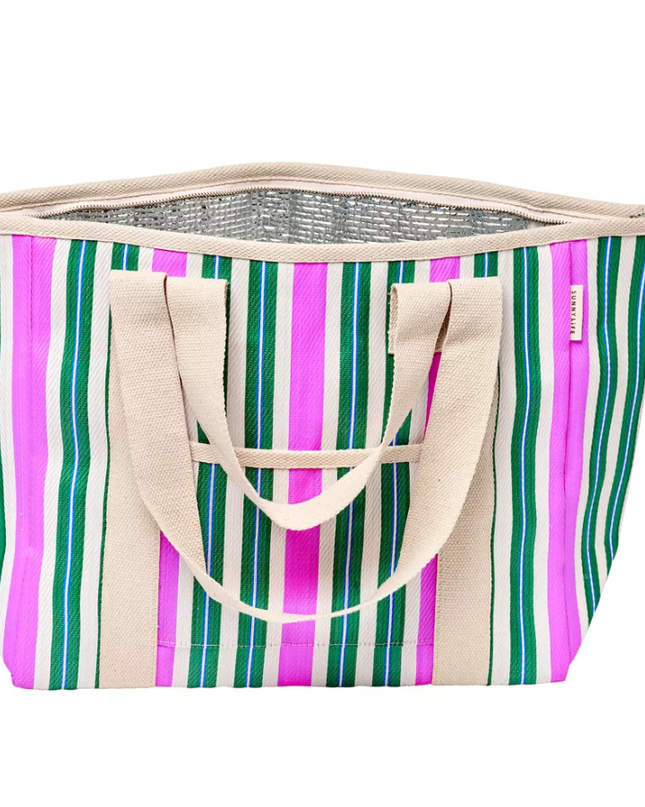 Cooler Tote in Seagrass Green Multi