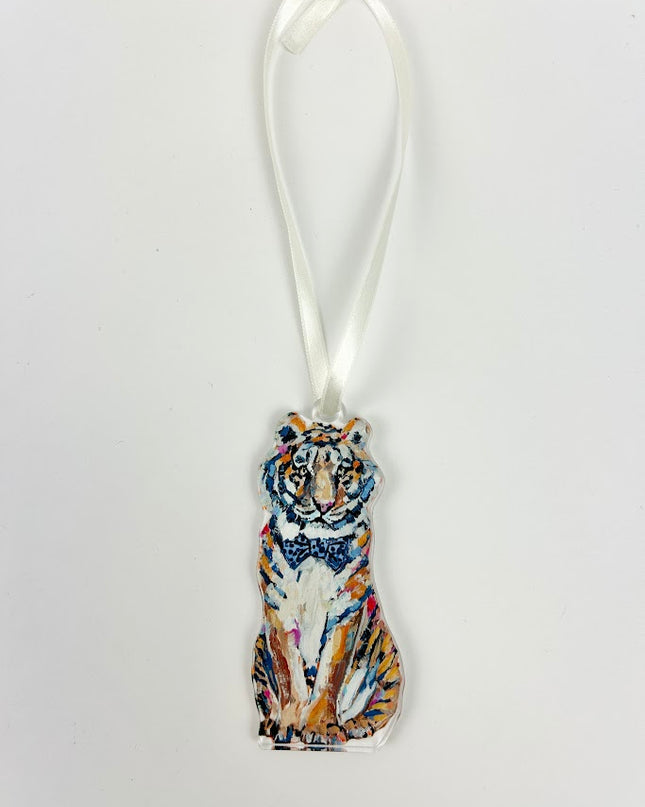 Auburn Tiger Sitting Acrylic Ornament Home Decor in  at Wrapsody