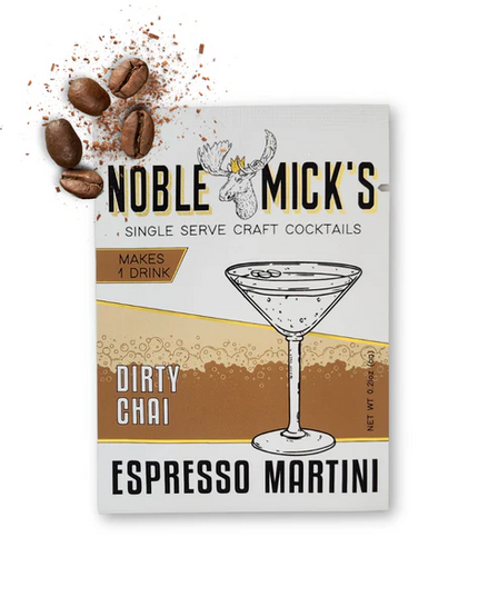 Noble Mick's Dirty Chai Martini Cocktail Single Food in at Wrapsody