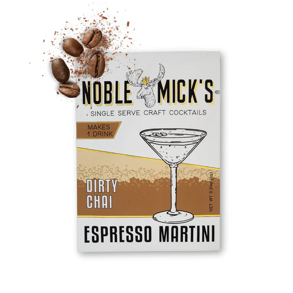 Noble Mick's Dirty Chai Martini Cocktail Single