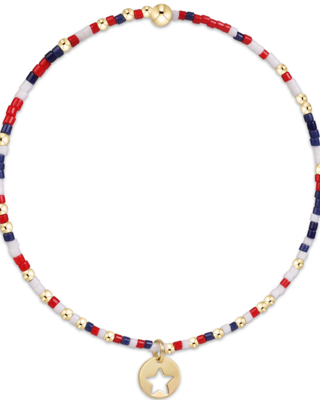 Enewton Hope Classic Firecracker Small Star Disc Bracelet Bracelets in at Wrapsody