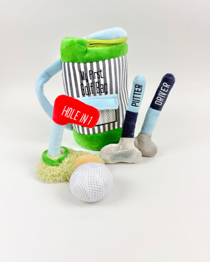 My First Golf Bag Plush Set Baby in at Wrapsody