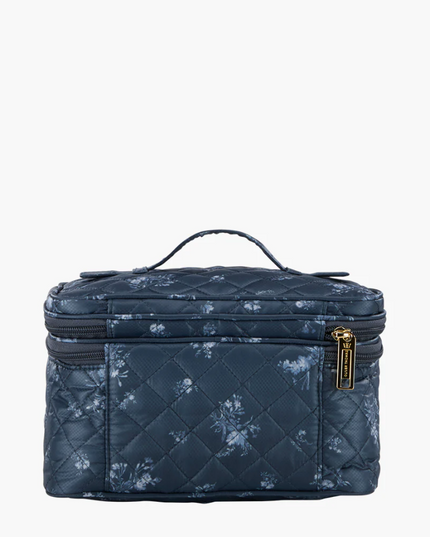 Oliver Thomas Not a Trainwreck Case Denim Navy Floral Travel Accessories in at Wrapsody