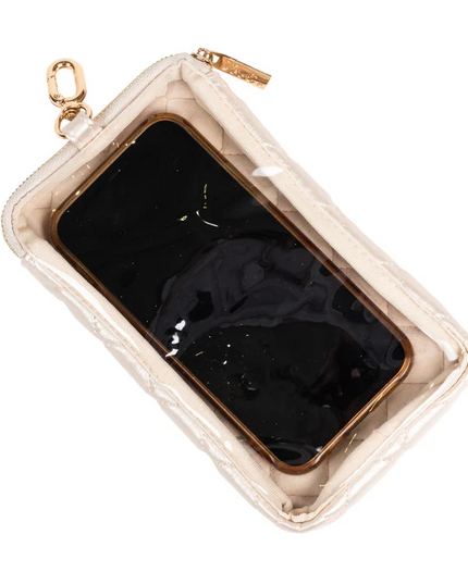 Scout Call Me Maybe Quilted Champagne Travel Accessories in at Wrapsody