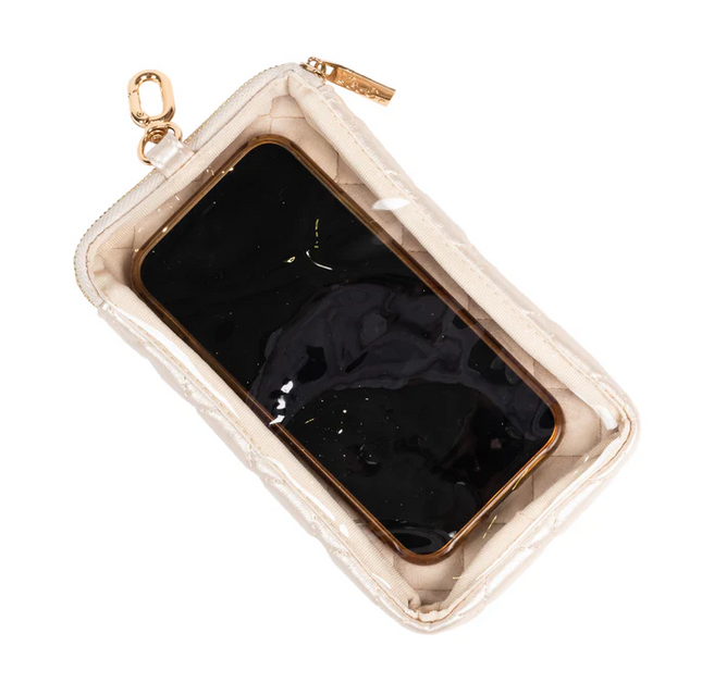 Scout Call Me Maybe Quilted Champagne Travel Accessories in at Wrapsody