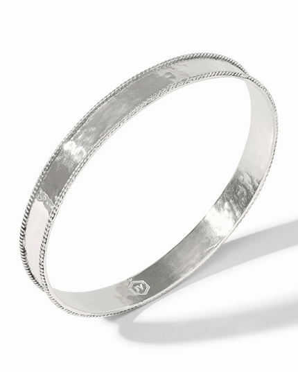 JV Savoy Bangle Silver L Bracelets in at Wrapsody