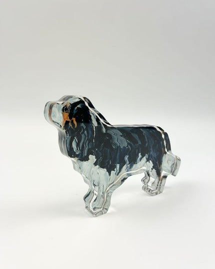 Tri-Colored King Charles Cavalier Acrylic Block Home Decor in at Wrapsody