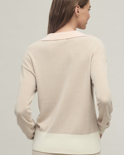 Barefoot Dreams Colorblock Stone Heart Pullover Loungewear in at Wrapsody