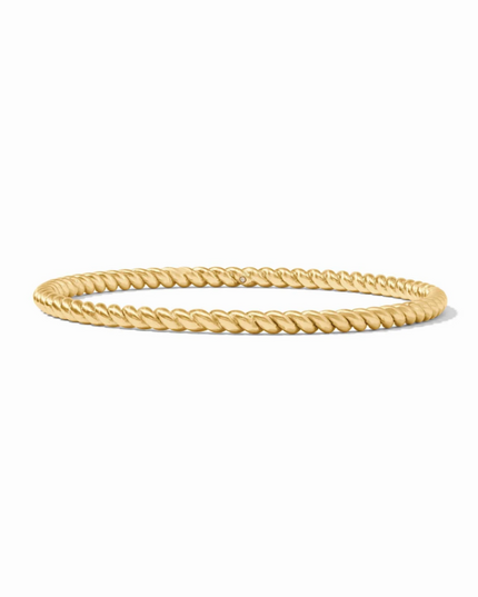 Julie Vos Nassau Gold Bangle - Medium Bracelets in  at Wrapsody