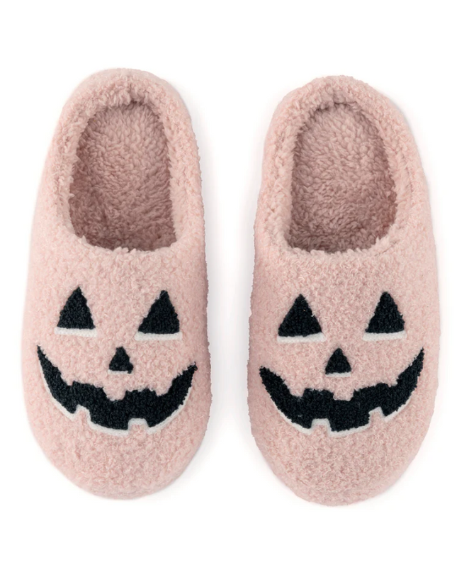 Jack-O-Lantern Slippers Shoes in S/M at Wrapsody