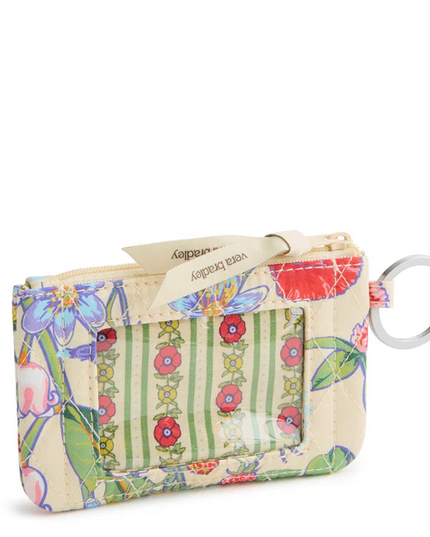 Vera Bradley All The Pretty Wildflowers Zip ID Case