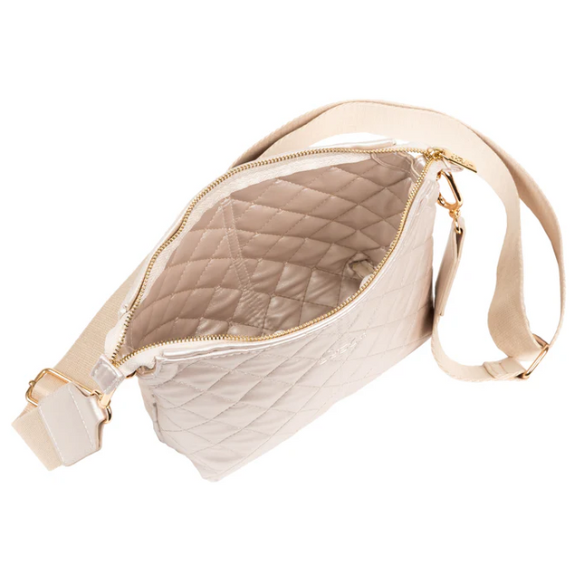 Scout Emily Quilted Champagne Handbags in at Wrapsody
