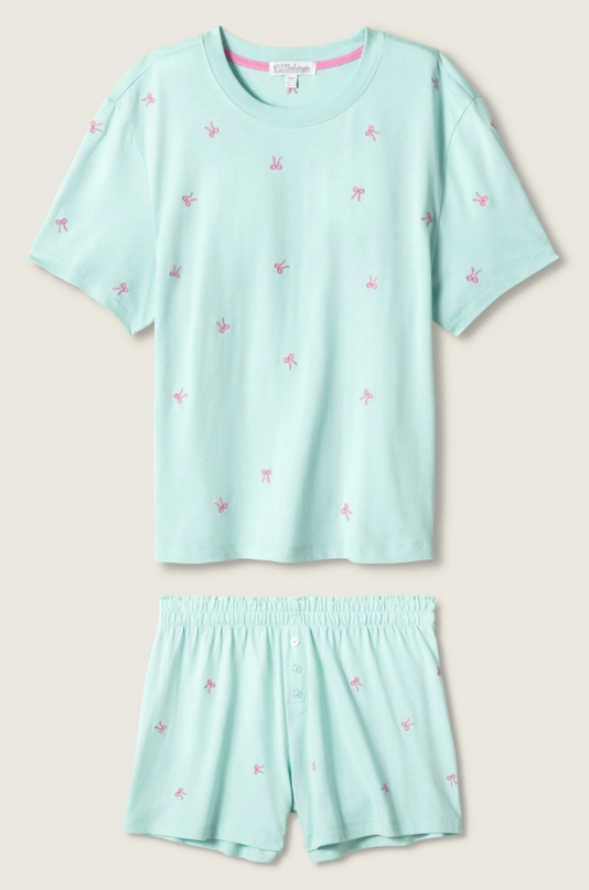 PJ Salvage Pretty Punch Light Mint Set Loungewear in at Wrapsody