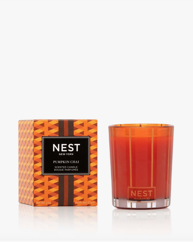 Nest Votive Candle 2oz Candles in Pumpkin Chai at Wrapsody