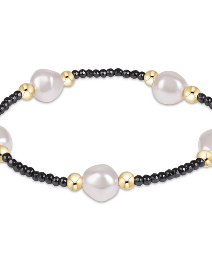 Enewton Purpose Admire Pearl 8mm Bracelet Faceted Hematite