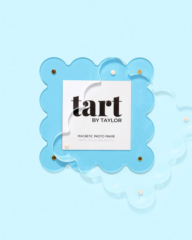 Neon Blue Acrylic Mini Frame Picture Frames in at Wrapsody