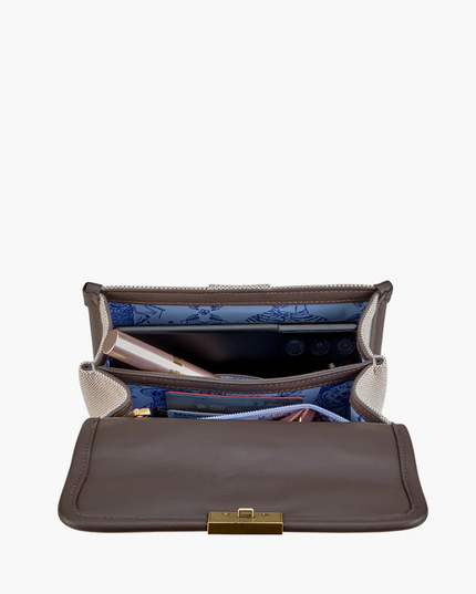 Oliver Thomas Mini Satchel Natural Canvas Handbags in at Wrapsody