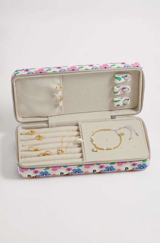 Estella Bartlett Floral Long Jewelry Box Travel Accessories in  at Wrapsody