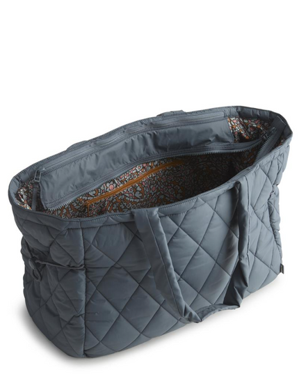 Vera Bradley Dark Slate Knollton Travel Tote