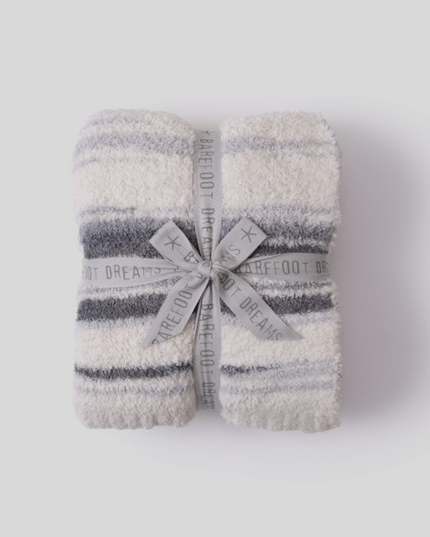 Barefoot Dreams Space Dye Moonbeam Multi Throw Blankets & Throws in at Wrapsody