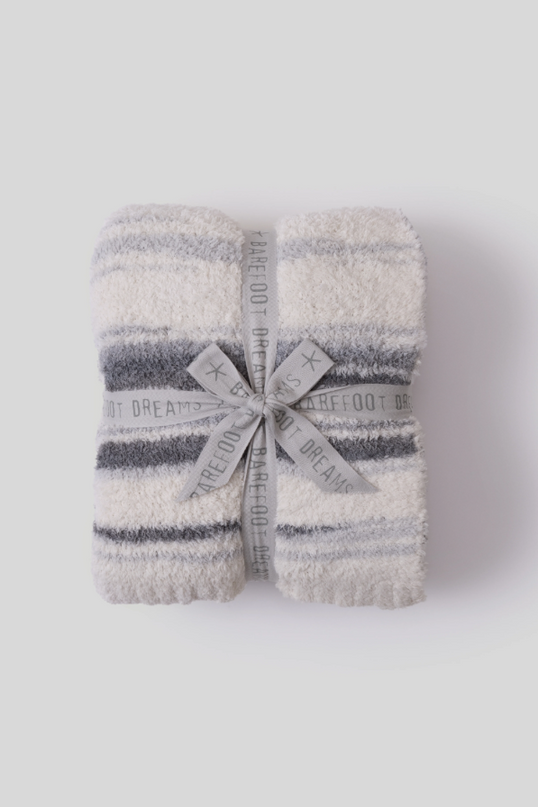 Barefoot Dreams Space Dye Moonbeam Multi Throw Blankets & Throws in at Wrapsody