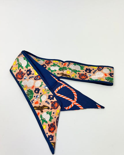 Auburn Twilly Silk Scarf Hair Accessories in  at Wrapsody