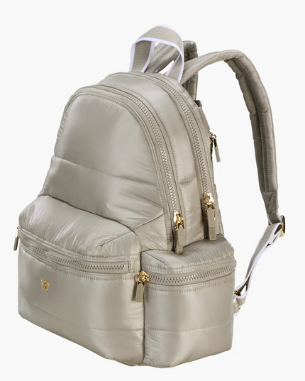 Oiver Thomas Mega Fluff Laptop Backpack Dark Grey Taupe Backpacks in at Wrapsody