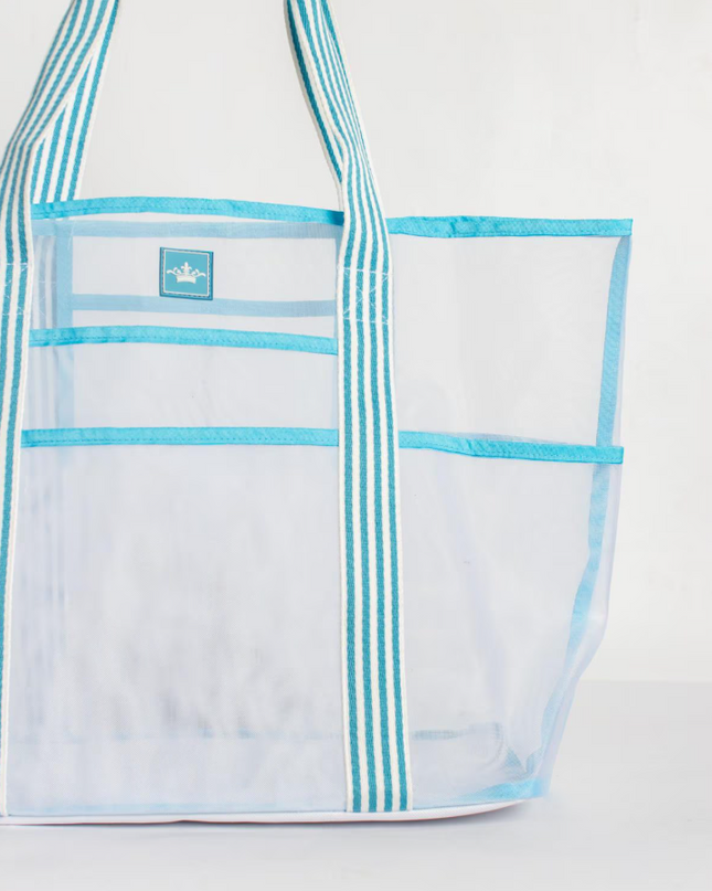 Navarre Blue Beach Tote Totes in at Wrapsody