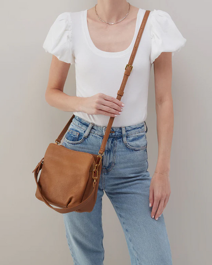 Hobo Star Convertible Shoulder in Warm Honey Handbags in at Wrapsody