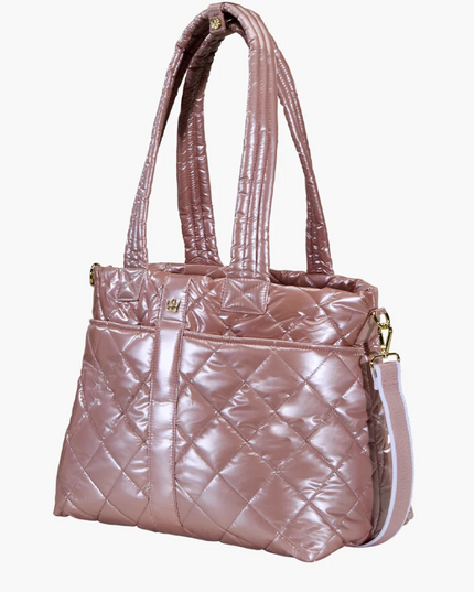 Oliver Thomas Wanderlust Tote Mauve Metallic